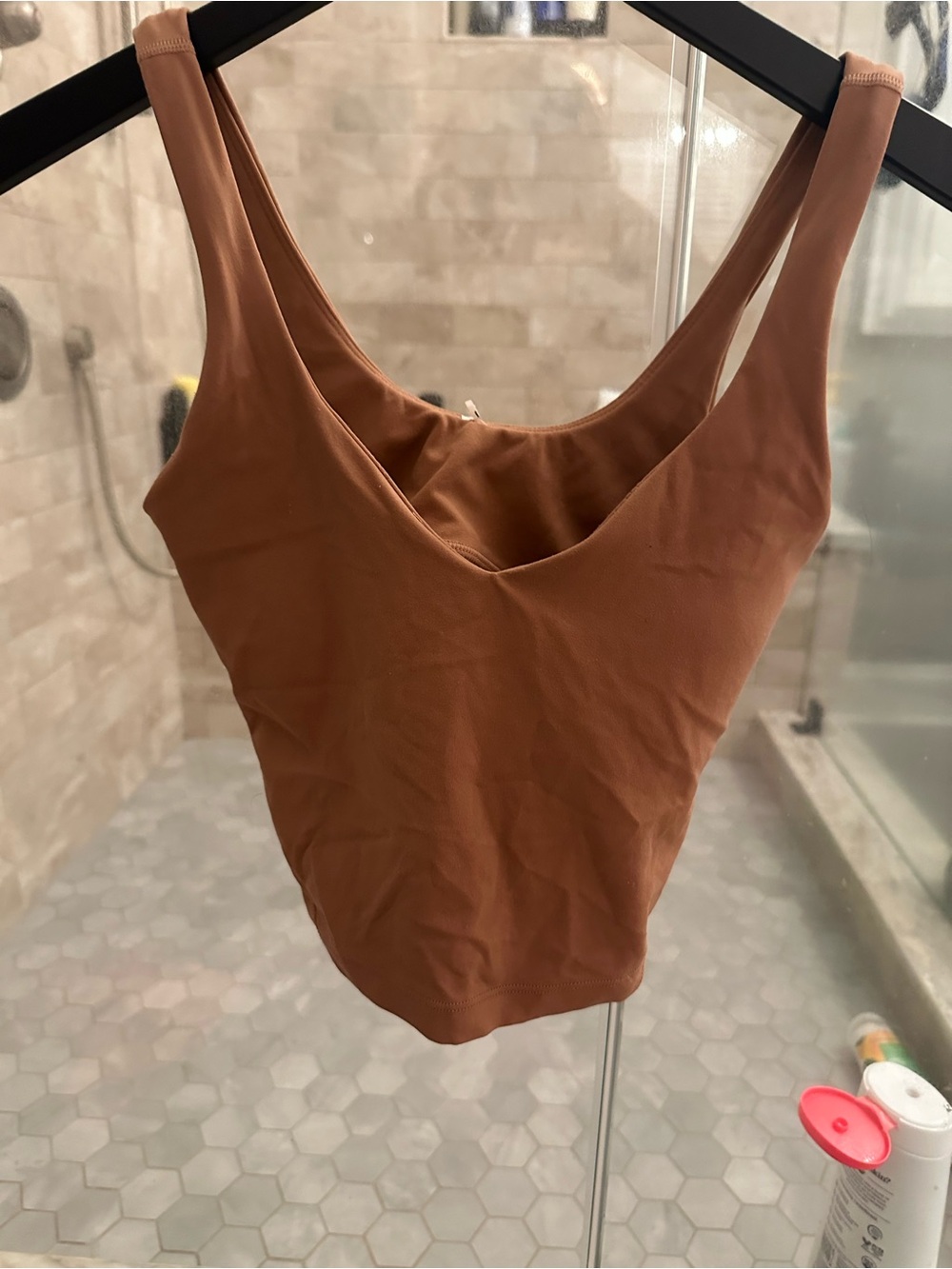 lululemon athletica Rust Color Align Tank Top. Size 0